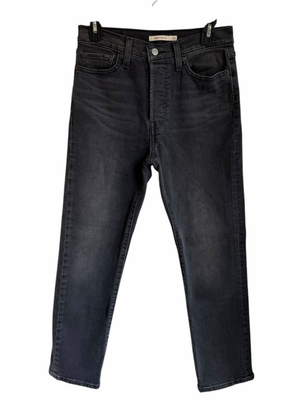 Levi's wedgie straight button butterfly size 29